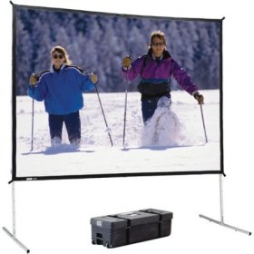 Da-Lite Fast Fold 8' x 14' Rear Projection - Heavy Duty Legs